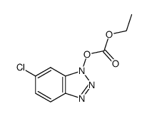 6-chloro-1H-benzo[d][1,2,3]triazol-1-yl ethyl carbonate结构式