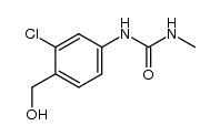 N'-(3-chloro-4-hydroxymethylphenyl)-N-methylurea结构式