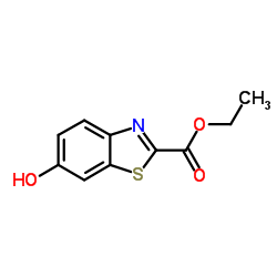 (9CI)-2,6-羟基-2-苯并噻唑羧酸乙酯结构式