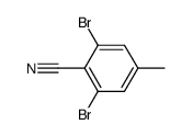 2,6-dibromo-4-methylbenzonitrile结构式