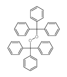 Peroxide,bis(triphenylmethyl) (9CI)结构式