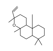 (3R,4aS,6aR,10aR,10bS)-3-ethenyl-3,4a,7,7,10a-pentamethyl-2,5,6,6a,8,9,10,10b-octahydro-1H-benzo[f]chromene结构式
