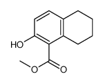 2-羟基-5,6,7,8-四氢化萘-1-羧酸甲酯结构式