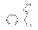 2-Phenylpropionaldehyde oxime结构式
