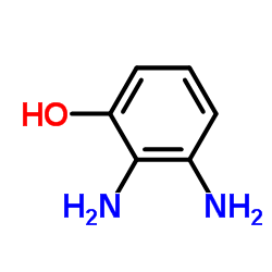2,3-二氨基苯酚结构式