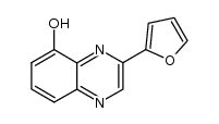 3-furan-2-yl-quinoxalin-5-ol结构式