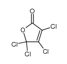 3,4,5,5-tetrachloro-2,5-dihydro-2-furanone结构式