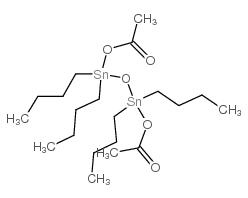 1,3-二(乙酰基氧基)-1,1,3,3-四丁基二锡氧烷结构式