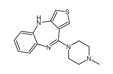 4-(4-methylpiperazin-1-yl)-10H-thieno[3,4-b][1,5]benzodiazepine结构式