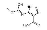 methyl N-(5-carbamoyl-1H-imidazol-4-yl)carbamate结构式