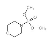 Dimethyl morpholinophosphoramidate.结构式