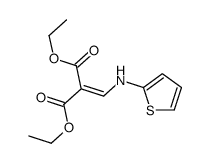 diethyl 2-[(thiophen-2-ylamino)methylidene]propanedioate结构式