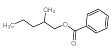 苯甲酸-(2-甲戊基)酯结构式