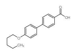 4-(戊氧基)-4’-联苯羧酸结构式