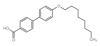 4-正辛氧基联苯-4-甲酸结构式