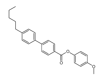 (4-methoxyphenyl) 4-(4-pentylphenyl)benzoate结构式