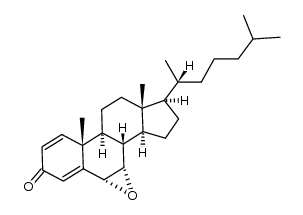 6&alpha;,7&alpha;-epoxycholesta-1,4-dien-3-one结构式