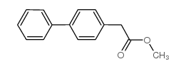[1,1-联苯]-4-乙酸甲酯结构式