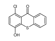 1-chloro-4-hydroxythioxanthen-9-one结构式