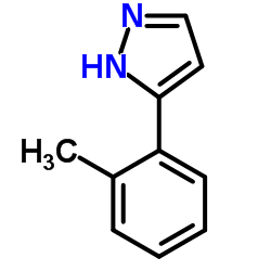 3-(2-甲基苯基)-1H-吡唑结构式