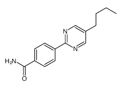 4-(5-butylpyrimidin-2-yl)benzamide结构式