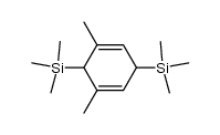 (2,6-dimethylcyclohexa-2,5-diene-1,4-diyl)bis(trimethylsilane)结构式