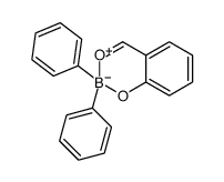 (2-HYDROXYBENZALDEHYDATO-O,O')DIPHENYLBORON结构式