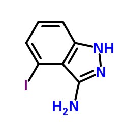 3-氨基-4-碘吲唑结构式