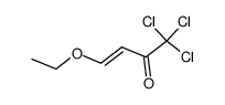(3E)-1,1,1-三氯-4-乙氧基-3-丁烯-2-酮结构式