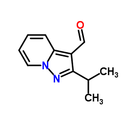 2-Isopropylpyrazolo[1,5-a]pyridine-3-carbaldehyde结构式