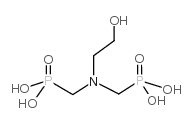 [[(2-hydroxyethyl)imino]bis(methylene)]bisphosphonic acid结构式