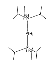 trans-H2Pt(P(i-Pr)3)2结构式