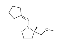 (S)-N-cyclopentylidene-2-(methoxymethyl)pyrrolidin-1-amine结构式