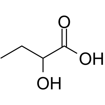 DL-2-羟基丁酸结构式