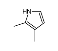 2,3-dimethyl-1H-pyrrole结构式