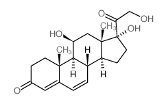 6-Dehydrocortisol结构式