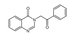 3-phenacylquinazolin-4-one结构式