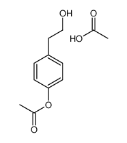 4-(2-Acetoxy-ethyl)phenyl Acetate结构式