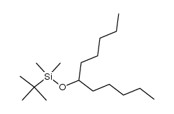 tert-butyldimethyl(undecan-6-yloxy)silane结构式