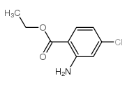 2-氨基-4-氯苯甲酸乙酯结构式