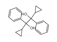 1,2-dicyclopropyl-1,2-diphenylethane-1,2-diol结构式