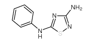 3-AMINO-5-PHENYLAMINO-1,2,4-THIADIAZOLE结构式