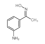 Ethanone,1-(3-aminophenyl)-, oxime结构式