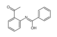 N-(2-acetylphenyl)benzamide结构式