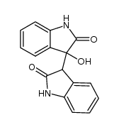 1,1',3,3'-Tetrahydro-3-hydroxy(3,3'-bi-2H-indol)-2,2'-dion结构式