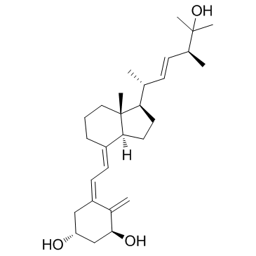 25-二羟基维生素D2结构式