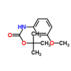 叔-丁基 (3-methoxyphenyl)氨基甲酸酯结构式