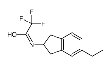 Acetamide, N-(5-ethyl-2,3-dihydro-1H-inden-2-yl)-2,2,2-trifluoro-结构式