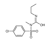 1-(4-chlorophenyl)sulfonyl-1-methyl-3-propylurea结构式