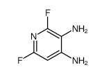 2,6-二氟吡啶-3,4-二胺结构式